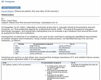 Harvard E-Gov Executive Education Project Reports
